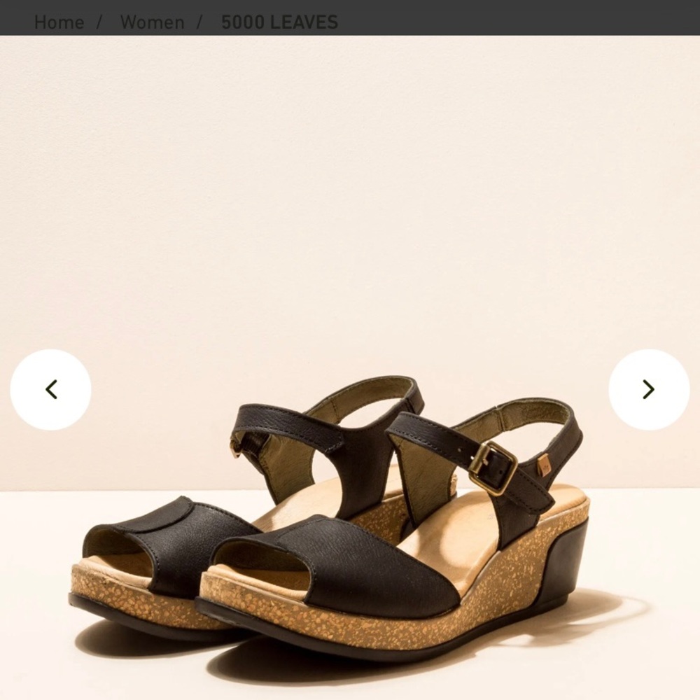 El Naturalista Wedge Sandals